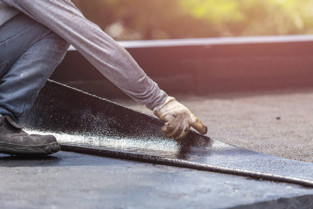 Professional Waterproofing technician working in Hoboken, NJ